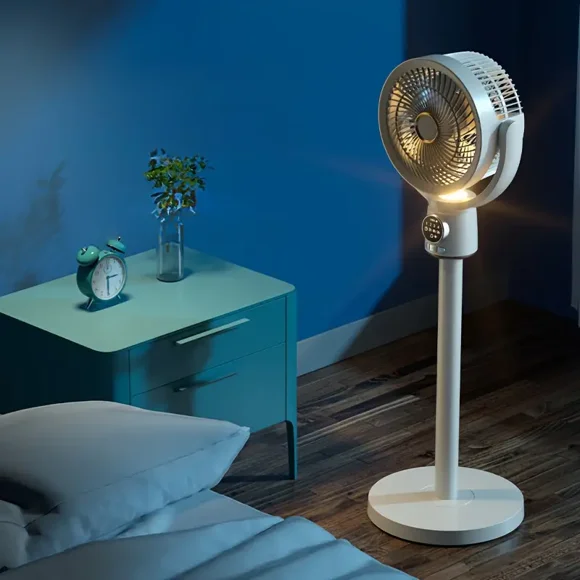 USB Air Circulation Fan Floor Fan Electric Fan Home Floor Shaking Head Fan Subwoofer Vertical Fan Desktop Dormitory Fan