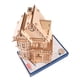 thumbnail image 1 of Sailing Rompecabezas de madera 3D Villa - Juguete modelo educativo para niños y adultos, 1 of 10