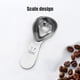thumbnail image 5 of Cucharilla para Café, Cuchara Medidora de Acero Inoxidable con Mango de Madera, para Té, Repostería, Báscula, Plateada, 12.2 x 4.7 x 2.5 cm para Uso en la Cocina, 5 of 6