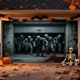 thumbnail image 6 of Large Halloween Garage Door Fabric for Outdoor Yard Party Holiday Celebration, 6 of 6
