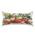 thumbnail image 3 of Haosy Satin Pillowcase for Hair and Skin Standard Cooling Silk Pillow Case with Envelope Closure Apple Tomato Grape Mango 20"x26", 3 of 9