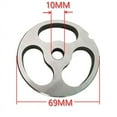 thumbnail image 1 of New High Qaulity Kitchen Stainless Steel Meat Grinder Plate Accessory 69mm, 1 of 5