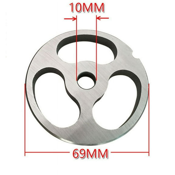 AFQH Meat Grinder Plate High Qaulity Kitchen Stainless Steel Meat Grinder Plate Accessory 69mm 12-type Commercial Meat Grinders