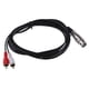 thumbnail image 5 of cable de audio estéreo cable de 3 pines 1 conector hembra xlr a 2 divisor macho rca, 5 of 8