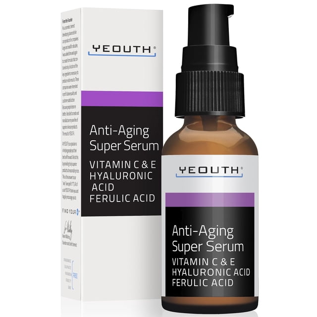 Sérum facial YEOUTH antienvejecimiento con ácido hialurónico, vitamina C y E