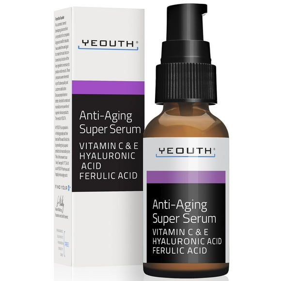 Sérum facial YEOUTH antienvejecimiento con ácido hialurónico, vitamina C y E