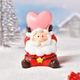 thumbnail image 4 of Ganfancp Santa Mini Paisajismo Adornos de Nieve Adornos de Madera de Coche Brasileño Rebajas Hoy Liquidación 1X Adorno Navideño, 4 of 6