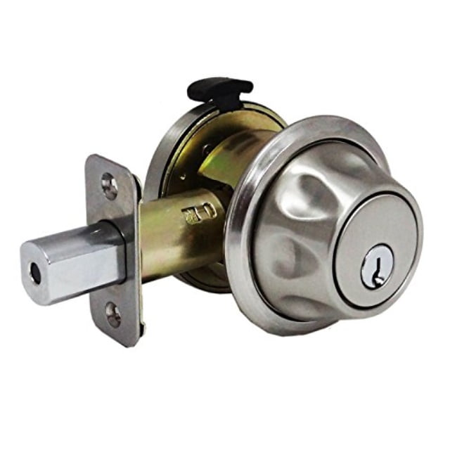 faultless d567 night latch spintolock deadbolt, stainless steel