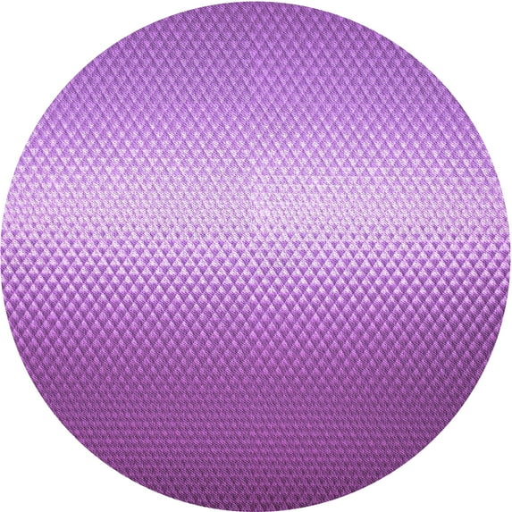 Ahgly Company Indoor Round Patterned Violet Purple Area Rugs, 8' Round