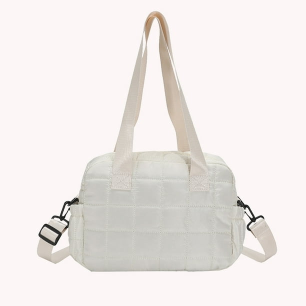 Bolsa bandolera de moda totes acolchados de gran capacidad para mujer (Blanco) Ndcxsfigh Para Estrenar