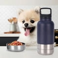 thumbnail image 4 of Matsuzay Cuencos metálicos desmontables para perros, botella de agua para actividades al aire libre, accesorios para perros para caminar y Cocina y Comedor A, 4 of 6