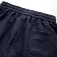 thumbnail image 4 of cllios Men's Athletic Shorts Big and Tall Drawstring Elastic Waist Knee Length Pants Solid Color Summer Lightweight Shorts with Pockets, 4 of 9