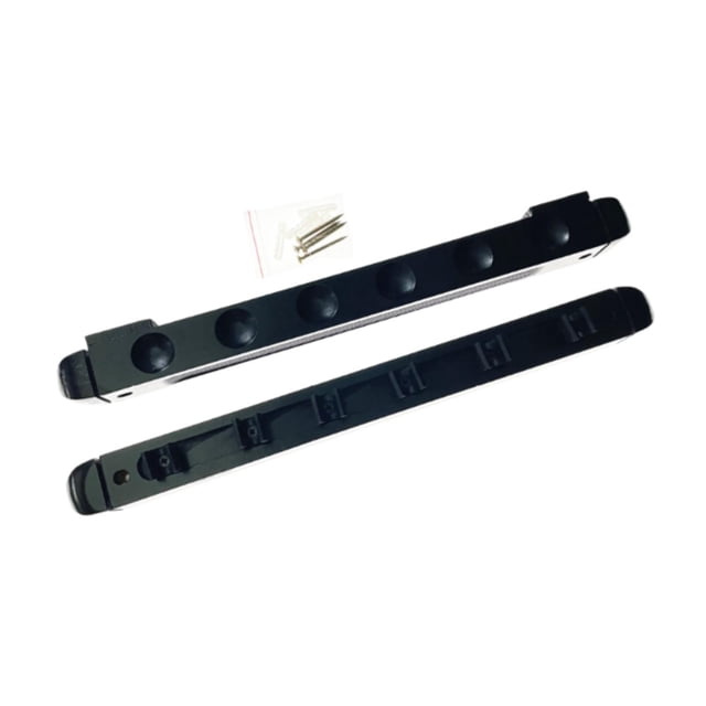 Lipstore Support de Queue de Billard Support de Queue de Billard Repose-Queue pour 6 Queues Bois Portable Mur Noir