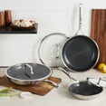 thumbnail image 3 of ZWILLING Peak 6-pc Stainless Steel Ceramic Nonstick Dual Performance Fry Pan Set, 3 of 6
