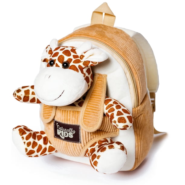 Mochila Naturally KIDS Jiraffe con Peluche para Niños Pequeños