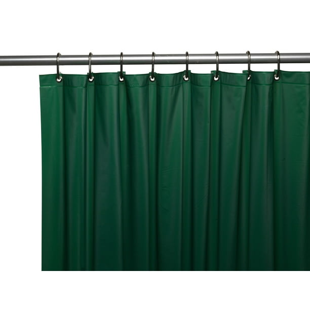 Heavy Duty Vinyl Shower Curtain Liner, Sage Green Shower Curtain Liner