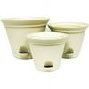 Mainstays Self-Watering Planter - Set of 3, Ivory