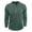 Green, variant on Youthup Men's Casual Henley Long Sleeve T-Shirt with Four-Button Detail & Color Block Design for Daily Wear