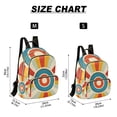 thumbnail image 2 of FORMRS Mini Backpack Purse for Women Quilted Travel Daypack Casual Shoulder Bag, Colorful Circles, 2 of 7