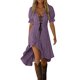 thumbnail image 1 of Vestido de Verano para las Mujeres de la Playa de Color Sólido sin Mangas Hueco Vestido de Playa Midi, Vestido de Fiesta para las Mujeres Estilo de Vacaciones, 1 of 8