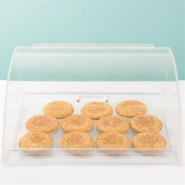 Cal Mil 1019 1 Tray Euro Sloped Front Case - Clear