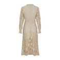 thumbnail image 3 of Birdeem Robes pour Femmes Robe d'Été en Dentelle pour Femmes à Manches Bouffantes, Taille Cintrée, Unie, Col Rond, 3 of 8