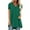 517_Green, variant on Sweet Home Farm V Neck T Shirts for Women Summer Tops Plus Size Short Sleeve High Casual Tunic To Wear With Leggings Short Sleeve Shirts for Women Beige