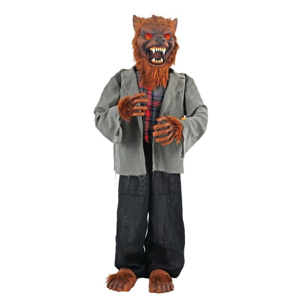 Home Accents Holiday 36 in. Animated Standing Werewolf with LED ...