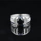 thumbnail image 5 of Anillo de diamantes de moda europea y americana para hombre y mujer, anillo de moda para parejas, anillo de propuesta de regalo de cumpleaños, 5 of 6