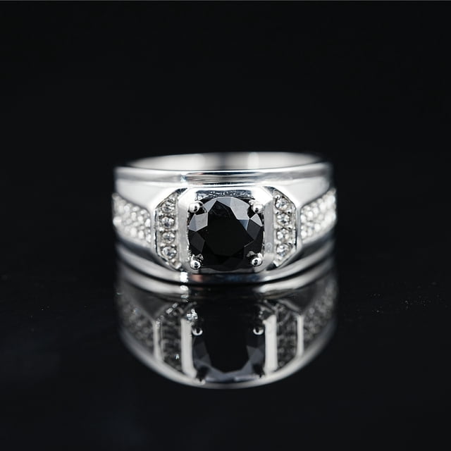 Anillo de diamantes de moda europea y americana para hombre y mujer, anillo de moda para parejas, anillo de propuesta de regalo de cumpleaños