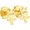 Gold, variant on Groot Stud Earrings for Women – 925 Sterling Silver Minimalist Earrings with Moissanite Accent
