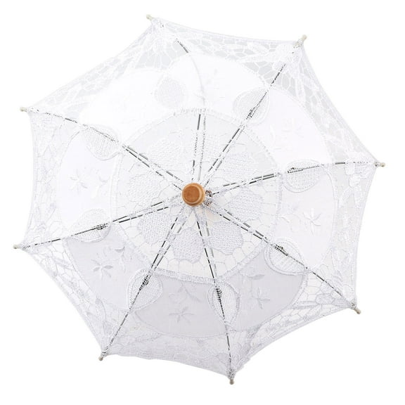 Lady Wedding Lace Umbrella Parasol Sun Umbrellas Party Bridal Photo Taking Decor