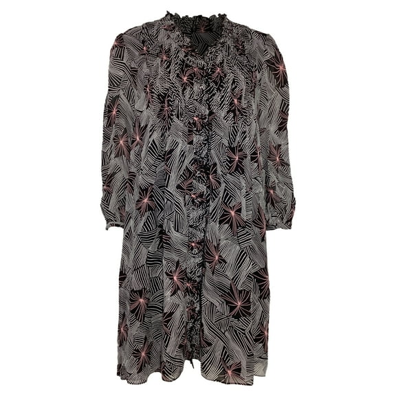 Pre-Owned Diane Von Furstenberg Layla Mini Dress in Multicolor Viscose