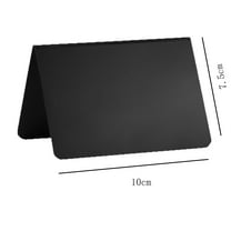 Mini Chalkboard Signs for Food & Parties0 Double-Sided Erasable Signs | Includes 2 Liquid Chalk Markers & 2 Cleaning Cloths | Wedding Table Numbers & Name Tags | Matte Plastic Material