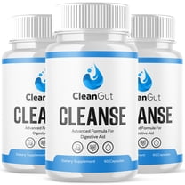 CleanGut Cleanse Gut Health Pills Advanced Formula Digestion Support Clean Gut Cleanse 180 Capsules