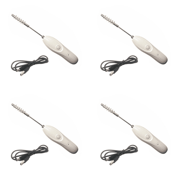 Descorazonador eléctrico multifuncional, batidor de huevos de fruta reemplazable, accesorios de cocina