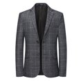 thumbnail image 3 of Chaqueta de traje informal para hombre, talla grande 7XL, 8XL, 6XL, chaqueta, blazer, otoño 2024, nuevo abrigo, vestido de fiesta, boda, ropa de marca para hombre, 3 of 4