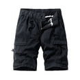 thumbnail image 6 of gbyLJF Mens Cargo Shorts Elastic Waist Drawstring Casual Shorts Loose Fit Hiking Travel Shorts with Pockets, 6 of 8