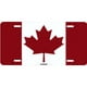 Plaque d'Immatriculation en Métal du Drapeau du Canada – image 1 sur 1