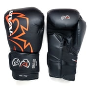 Rival Boxing Evolution Hook and Loop Sparring Gloves - 16 oz. - Black