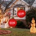 2 PCS Decoration Balls Outdoor Christmas Inflatable Decorated Ball