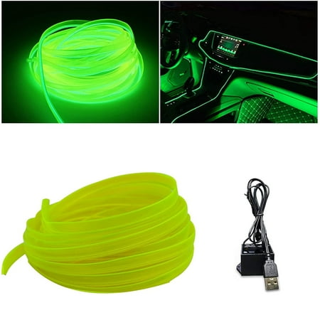 

JERDAR Room Decor Home Decor Home Interior Decoration Light Line Atmosphere Light EL Decorative Light 10M Light Green Bathroom Bedroom Living Room Decor