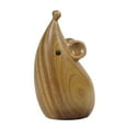 thumbnail image 5 of Tongina Wood Animal Statue Creative Gift Mini Sculpture for Office Indoor Home Decor rat, 5 of 8