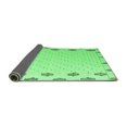 thumbnail image 2 of Ahgly Company Indoor Round Solid Emerald Green Modern Area Rugs, 5' Round, 2 of 4