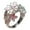 Silver, variant on YYKihy Butterfly Ring Sterling Silver Butterfly Adjustable Open Ring Design Ring Crystal Rings For Women Butterfly Jewelry Gifts Cold Wind Advanced Sense Design