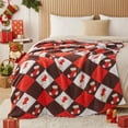 thumbnail image 2 of Manta CYMULA Christmas Knit 127 x 152 cm, acogedora y suave, 2 of 7