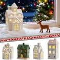 thumbnail image 2 of Décoration de Noël en Céramique à LED pour Maison Village, 2 of 8
