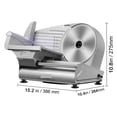 thumbnail image 2 of Meat Slicer Electric Food Slicer Stainless Steel Blade And Blade Guard Adjustable Thickness For Home Use ,Wear Resistant, 2 of 7