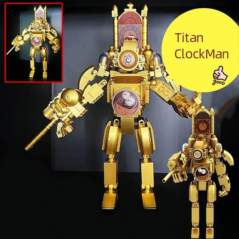 TAOXIMOC SKBD Kid's Toilet Titan Clockman Building Toy, 395 Piece