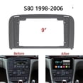 thumbnail image 2 of Fascia de radio de coche de 2 DIN para S80 1998-2006, adaptador de placa de marco de estéreo de DVD, instalación en el tablero B, 2 of 5